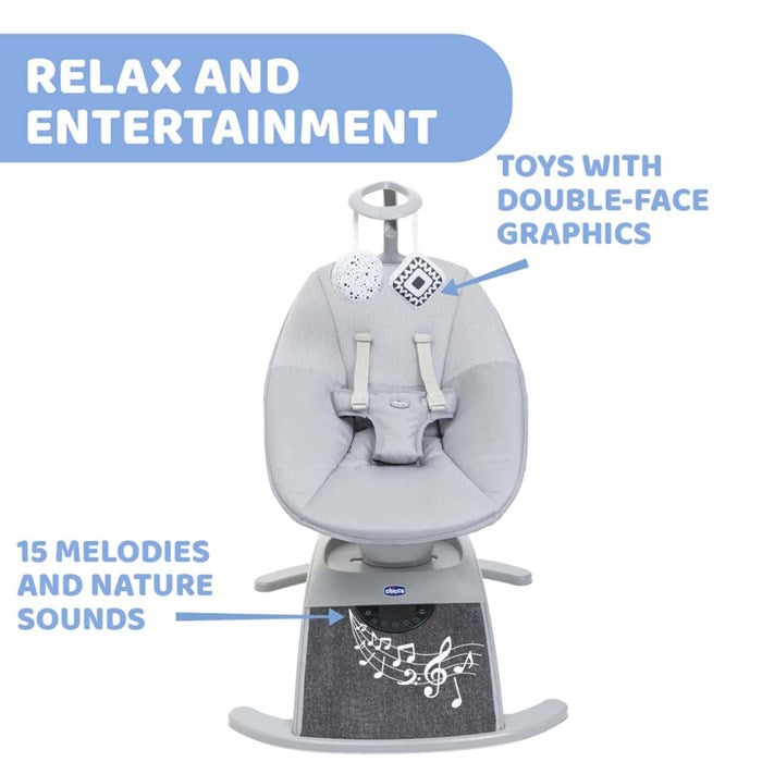 COMFY WAVE BABY BOUNCER -SILVERSPRING-