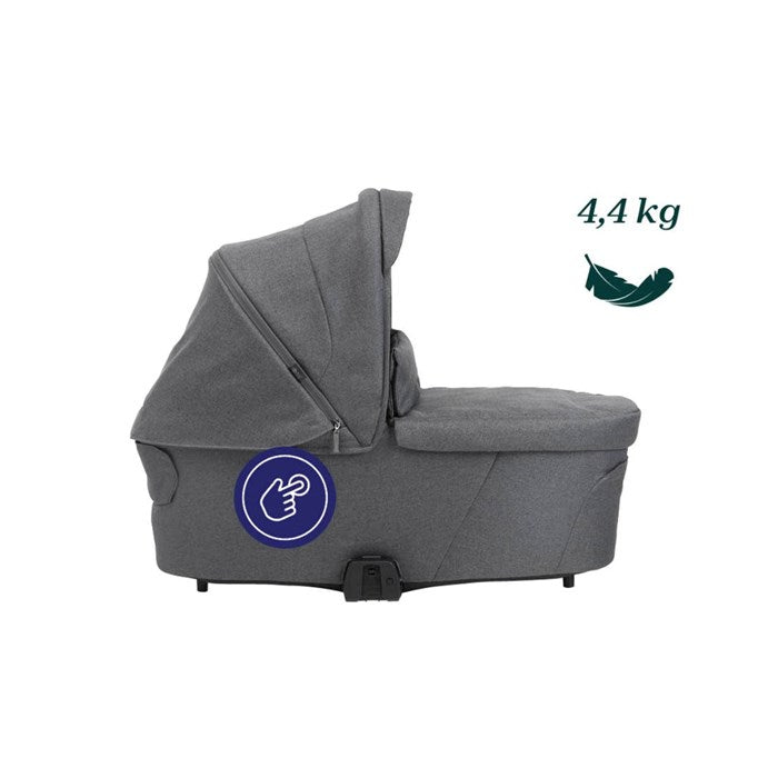 FLEXI CARRYCOT -BLACK SATIN-