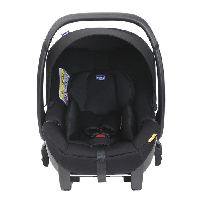 SEETY STROLLER - SEETY CARRYCOT (BOSTON GREY) - Kory (BLACK) - FULL 360 I-SIZE BASE