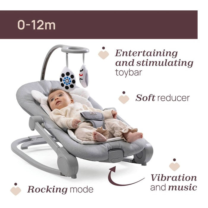 Chicco - Mia Bouncer - Light Grey