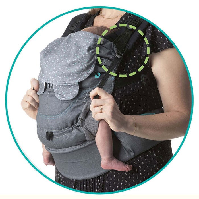 MYAMAKI FIT BABY CARRIER -COOL GREY- [79227]