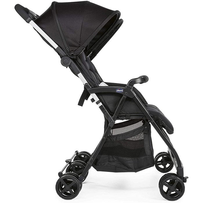 OHLALA TWIN STROLLER W/RAIN COVER & CONFORT KIT -BLACK-