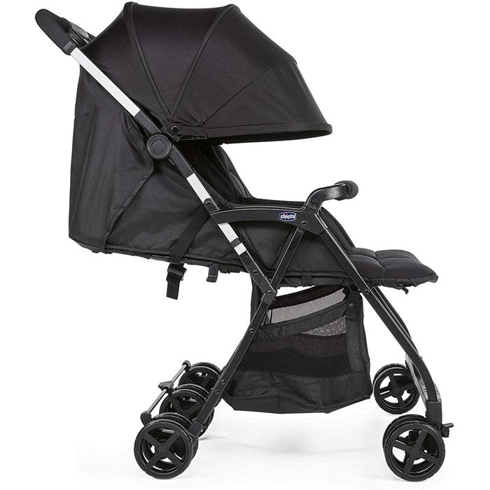 OHLALA TWIN STROLLER W/RAIN COVER & CONFORT KIT -BLACK-