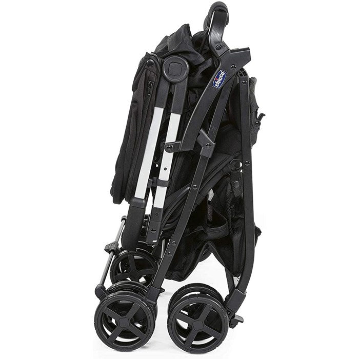 OHLALA TWIN STROLLER W/RAIN COVER & CONFORT KIT -BLACK-