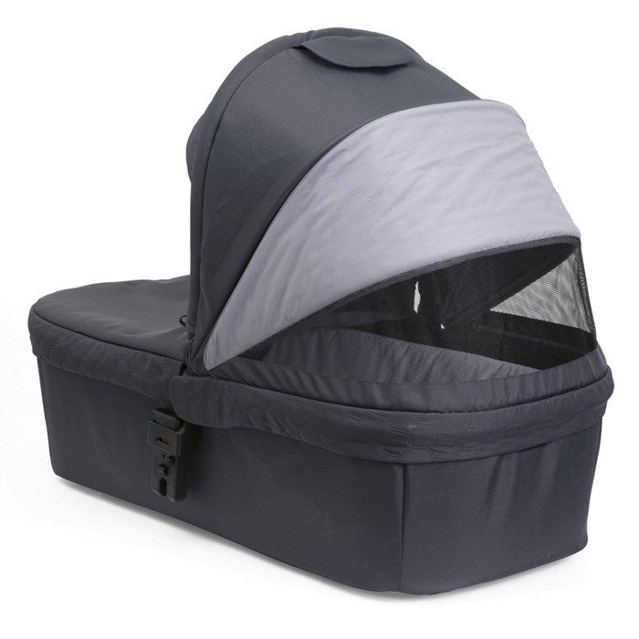 SEETY STROLLER - SEETY CARRYCOT (BOSTON GREY) - Kory (BLACK) - FULL 360 I-SIZE BASE