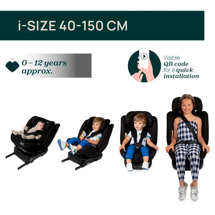 Chicco - Unico Evo i-size Classic - Black