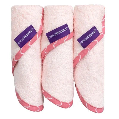 Clevamama - Bamboo Baby Washcloth - Pink
