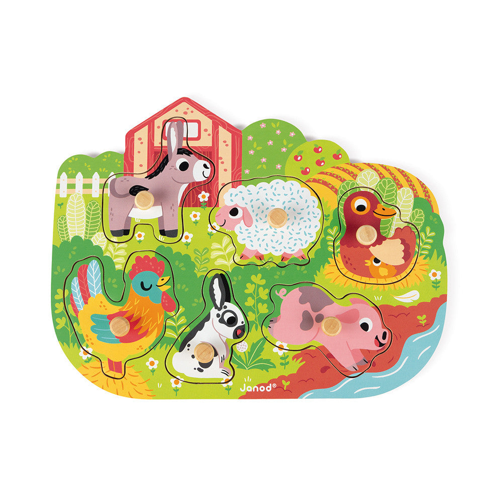 Janod Happy Farm Puzzle