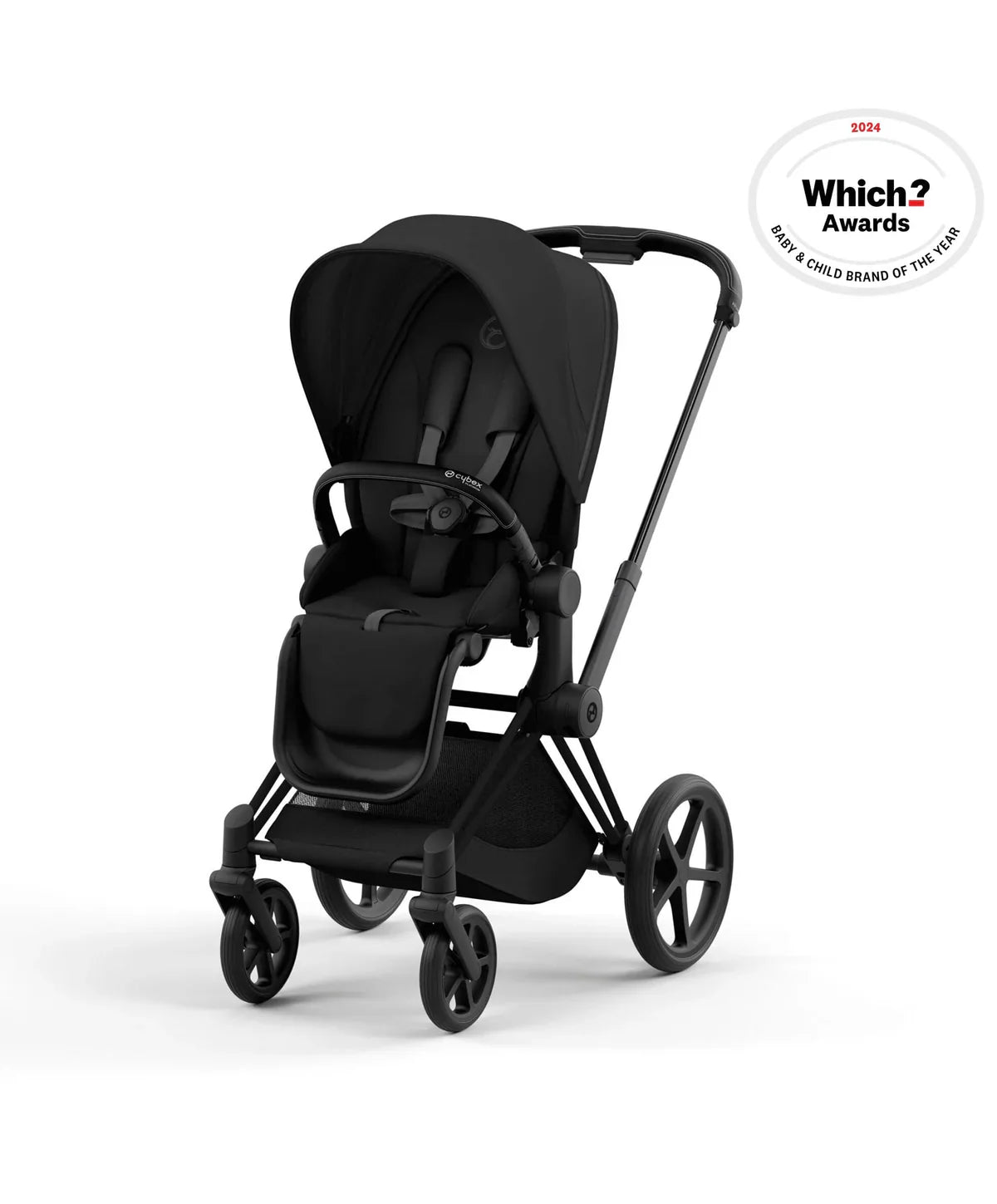 Cybex Priam Sepia Black + Cloud-G car seat (Bassinet, Base G & Adapters are optional)