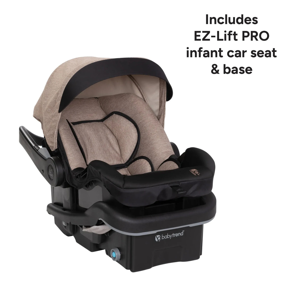 Babytrend - York Compact Travel System - With Ez Lift  Pro Car Seat - Cosmic Brown