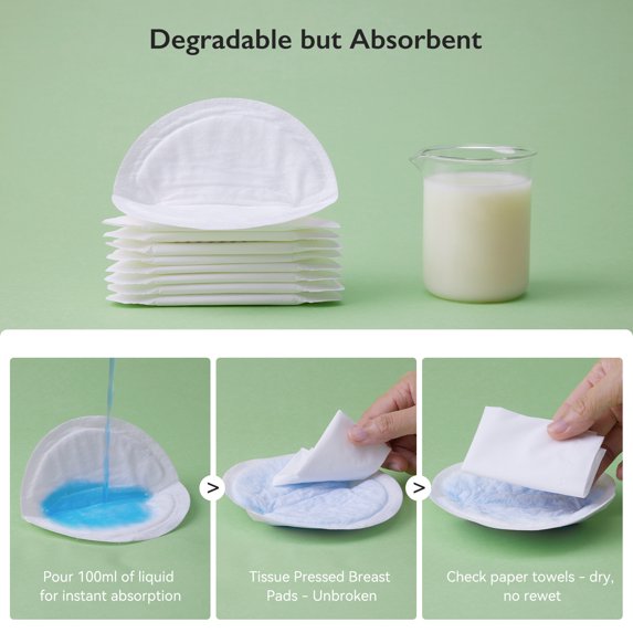 Momcozy - Bamboo Pads - Fiber Disposable Nursing -