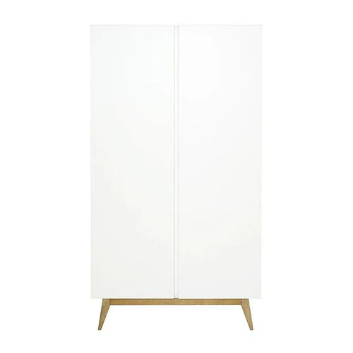 Quax Trendy Wardrobe White Modern 2-Door Storage