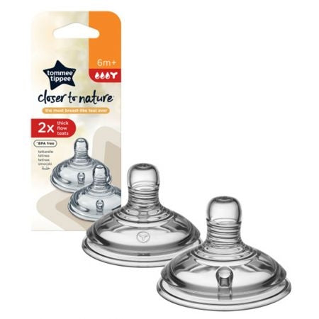 (TOMMEE TIPPEE)THICK FEED TEATS 2PCS