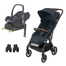 Maxi-Cosi - Soho(Essential Graphite) - 3pcs Bundle Soho Stroller - CabrioFix i-size Car Seat - CabrioFix i-size Base - Travel System