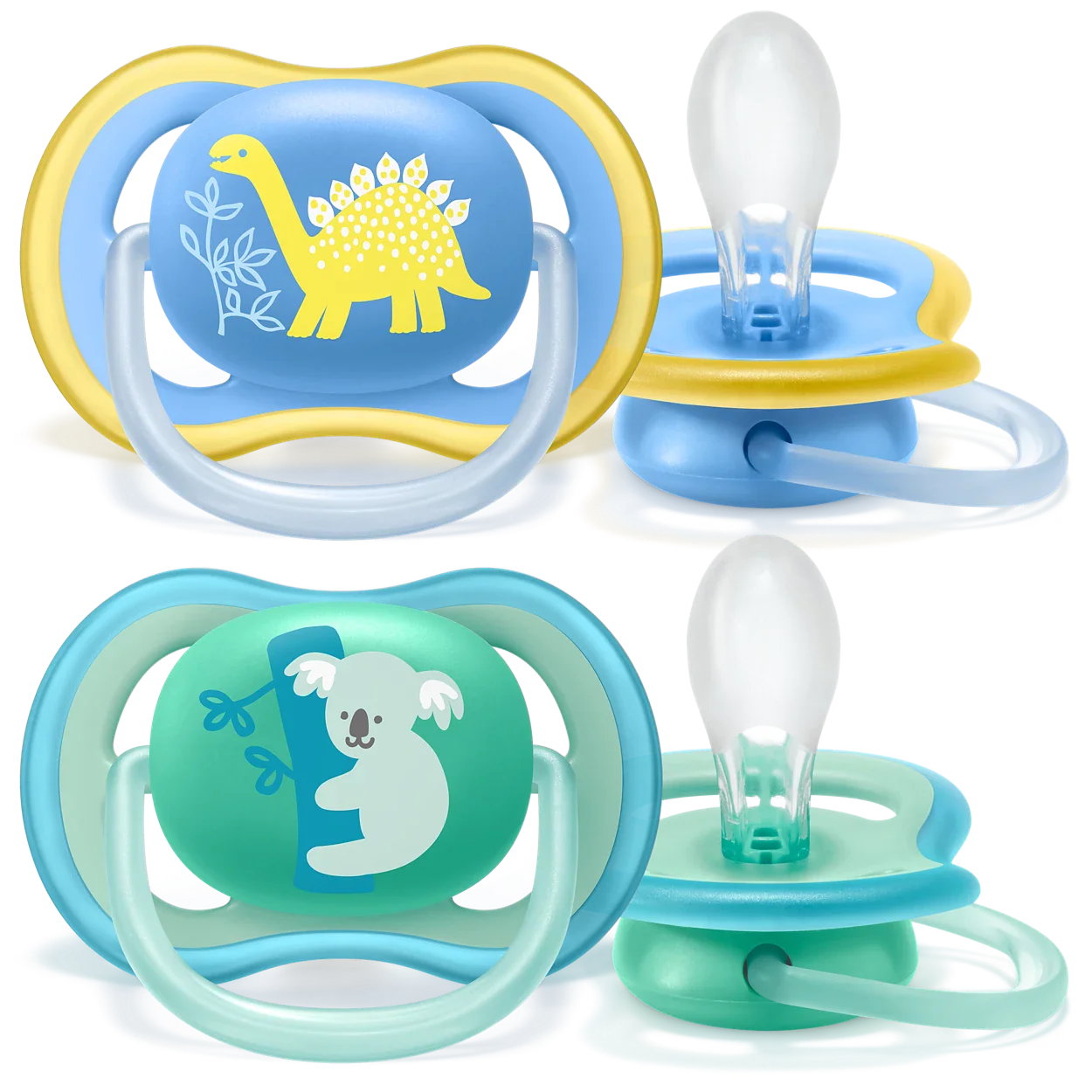 AVENT 2 DECO ULTRA SOFT SOOTHERS 18M+ -MIX