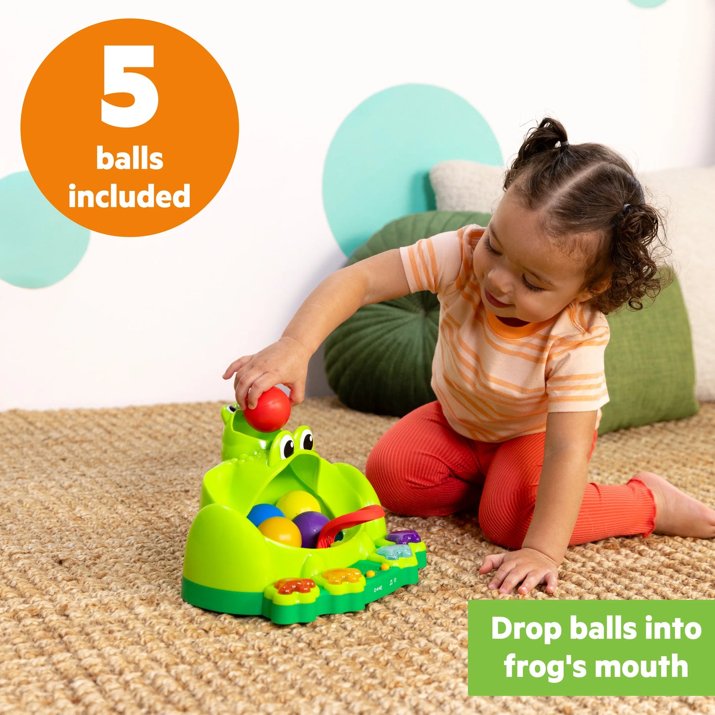 Kids2 - Bs Hab Poppin Frog Ball - Play