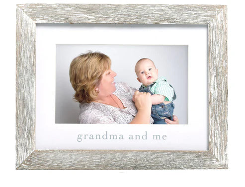 Pearhead - Grandma And Me - Sentiment Frame - Rustic