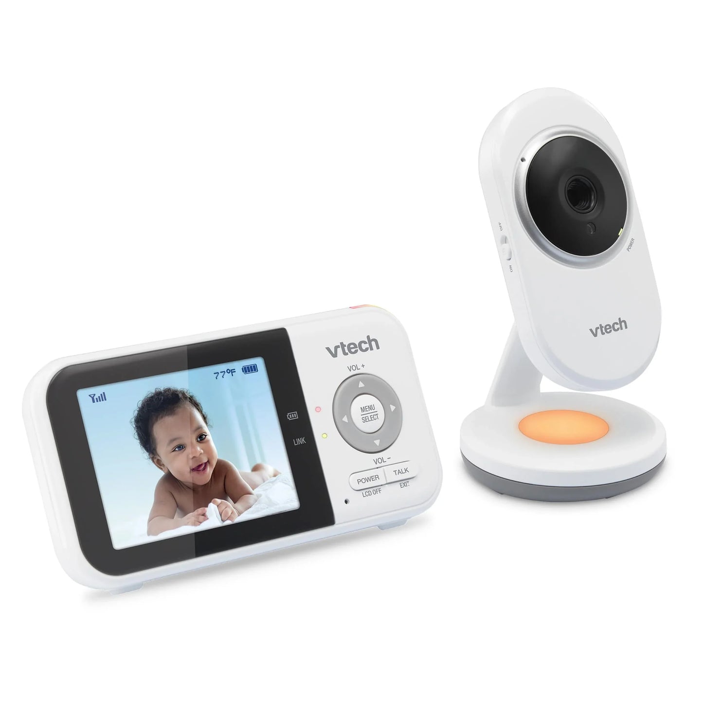 Vtech 2.8 Inch 270P Fix Cam Video Monitor With Night Light –800MAH Battery