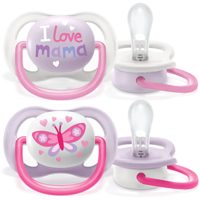 AVENT ULTRA AIR SOOTHER I LOVE MAMA-0-6M GIRL