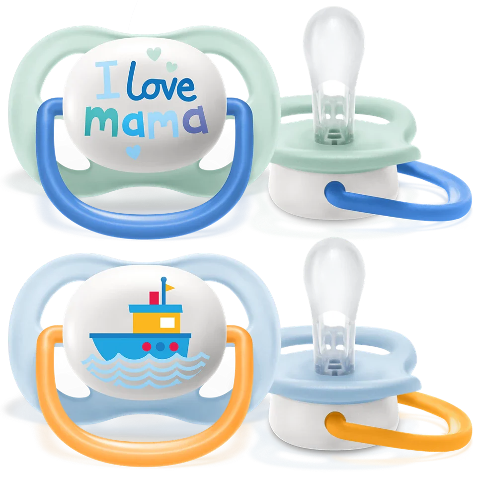 AVENT ULTRA AIR SOOTHER I LOVE MAMA-0-6M BOY