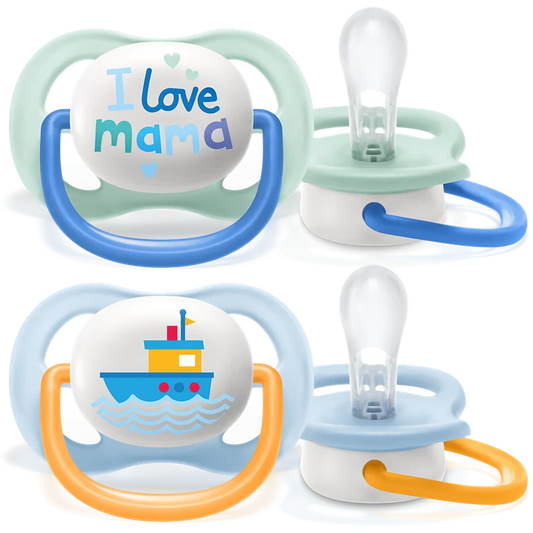 AVENT ULTRA AIR SOOTHER I LOVE MAMA-0-6M BOY