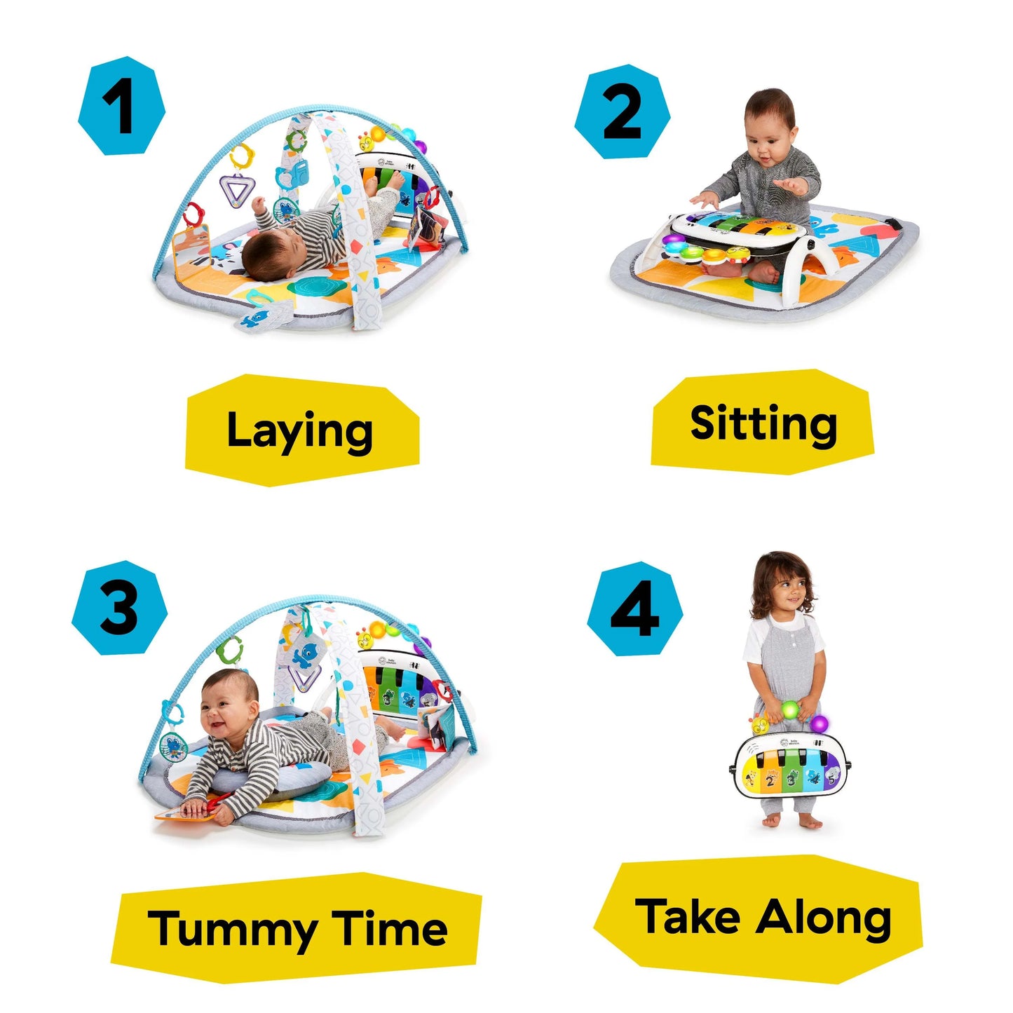 Kids2 - Be 4 in 1 Discovery Gym Kickin Tunes
