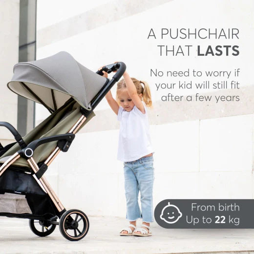 Autofolding pushchair Eden Black