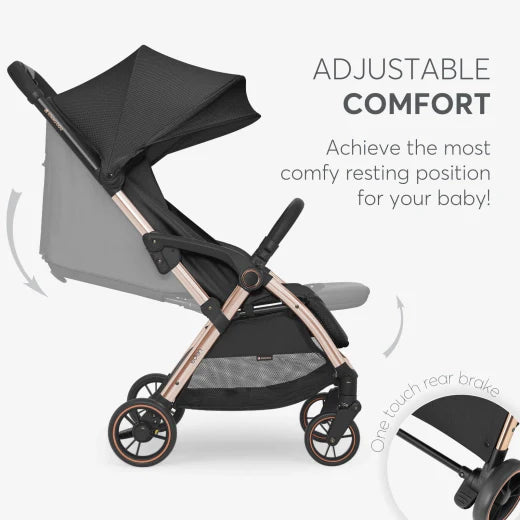 Autofolding pushchair Eden Black