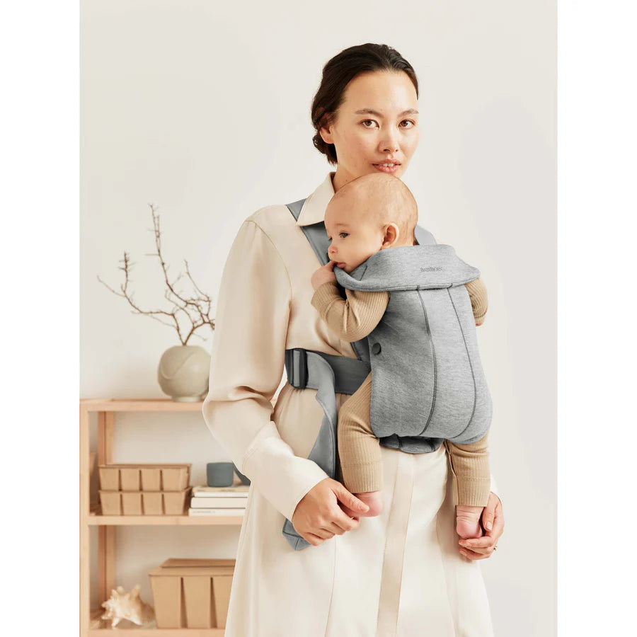 Babybjorn - Baby Carrier Mini Jersey 3D - Light Grey