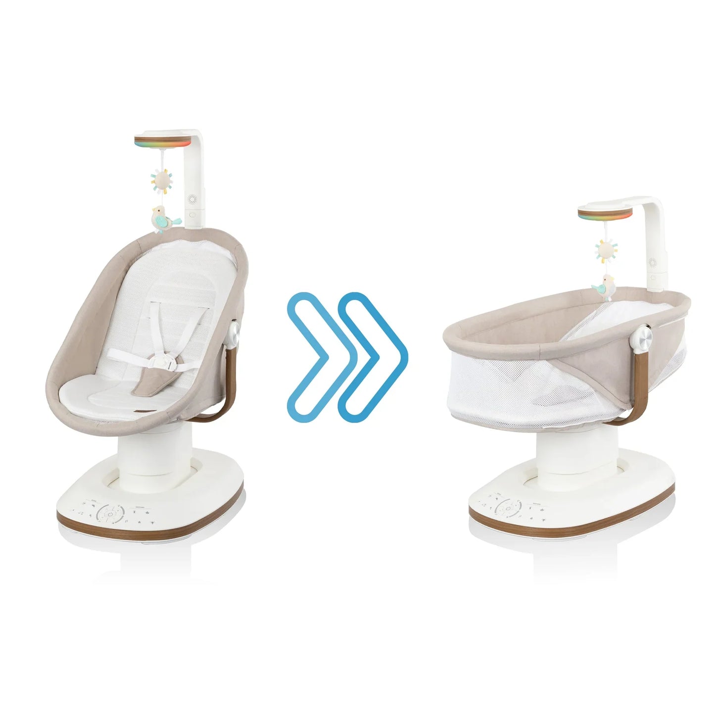 Evenflo - Elara 2-in-1 Smart Motion Baby Swing & Soothing Nest with SensorySoothe Technology