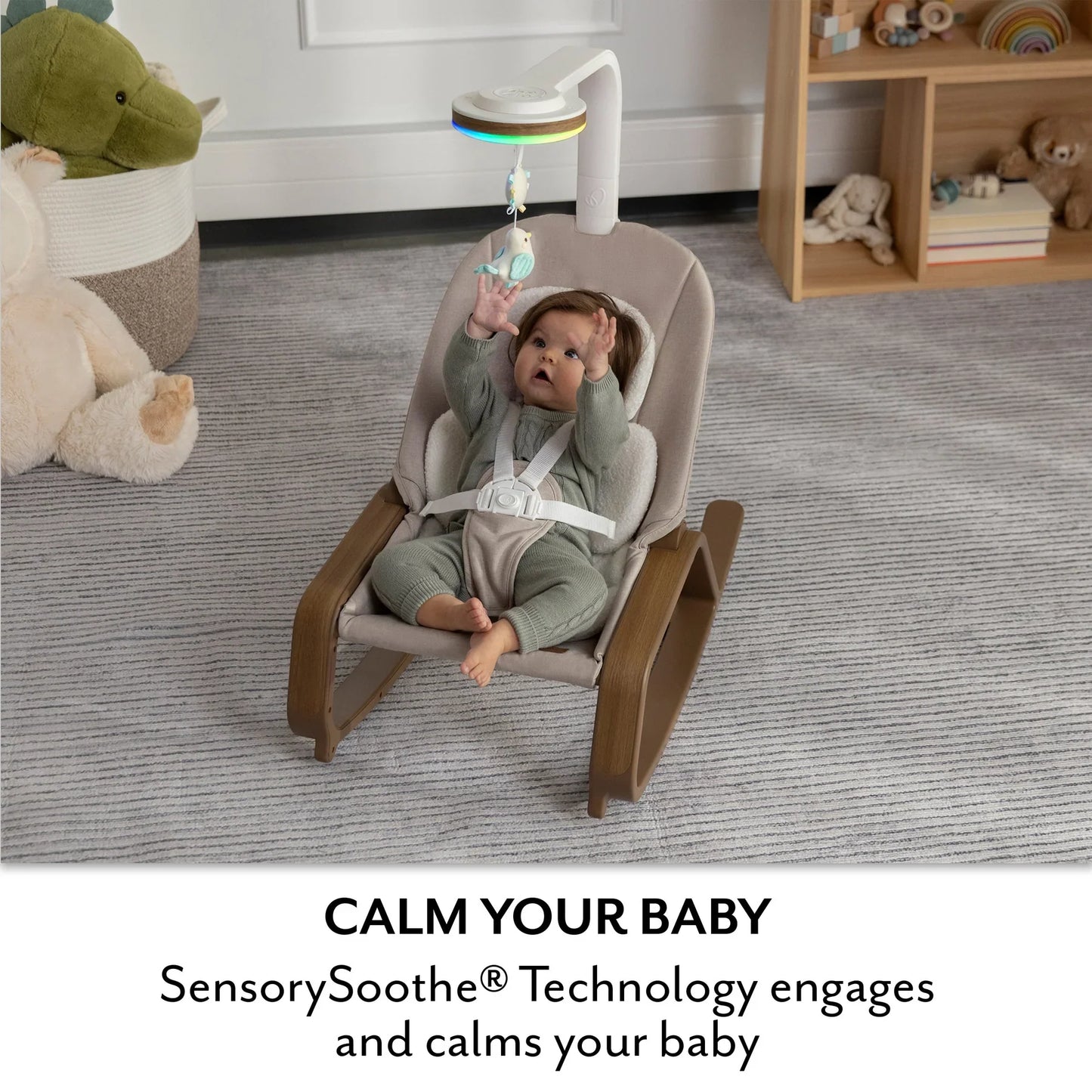 Evenflo- Lyra 2in1 Infant To toddler - Rocker With Sensory Soothe Technology