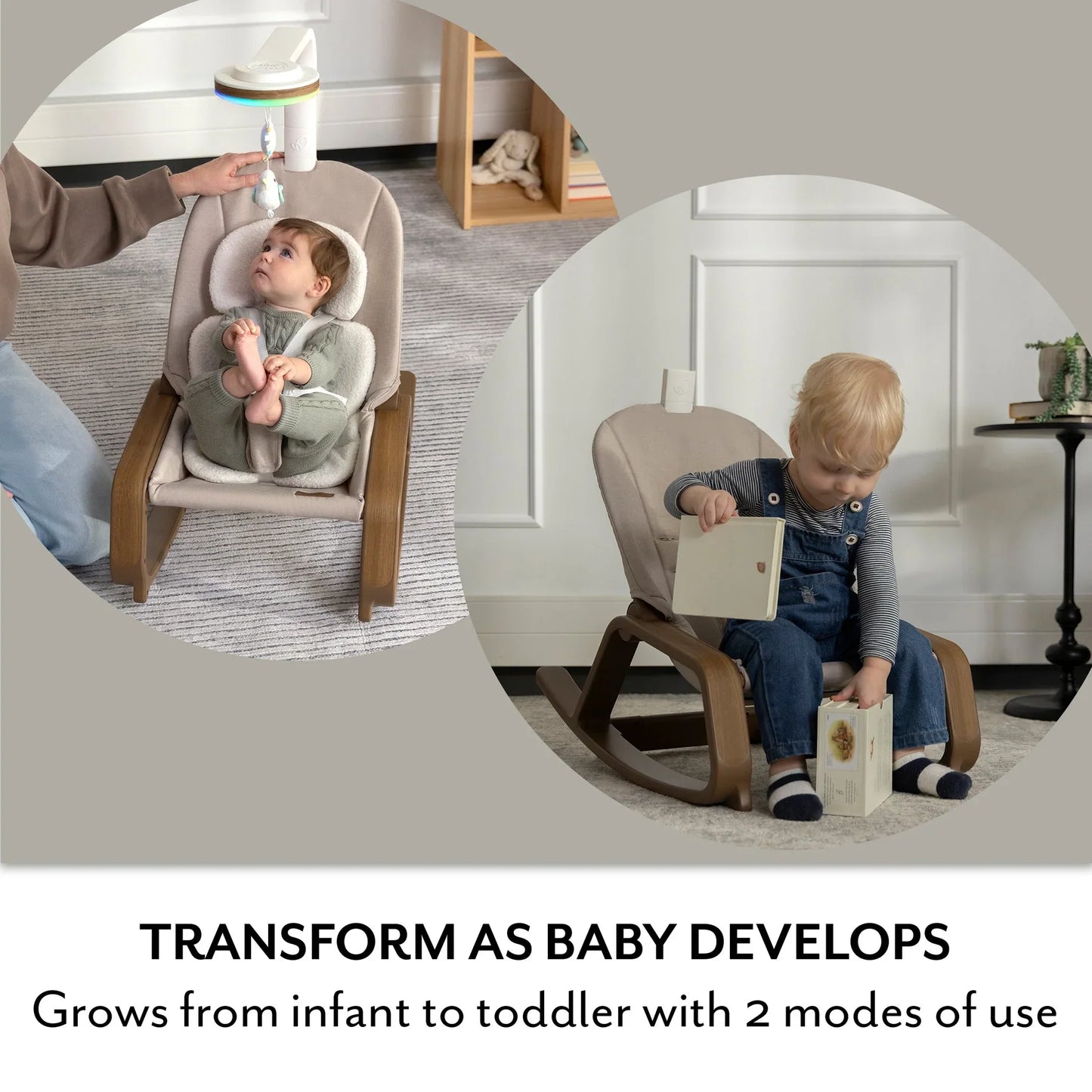 Evenflo- Lyra 2in1 Infant To toddler - Rocker With Sensory Soothe Technology