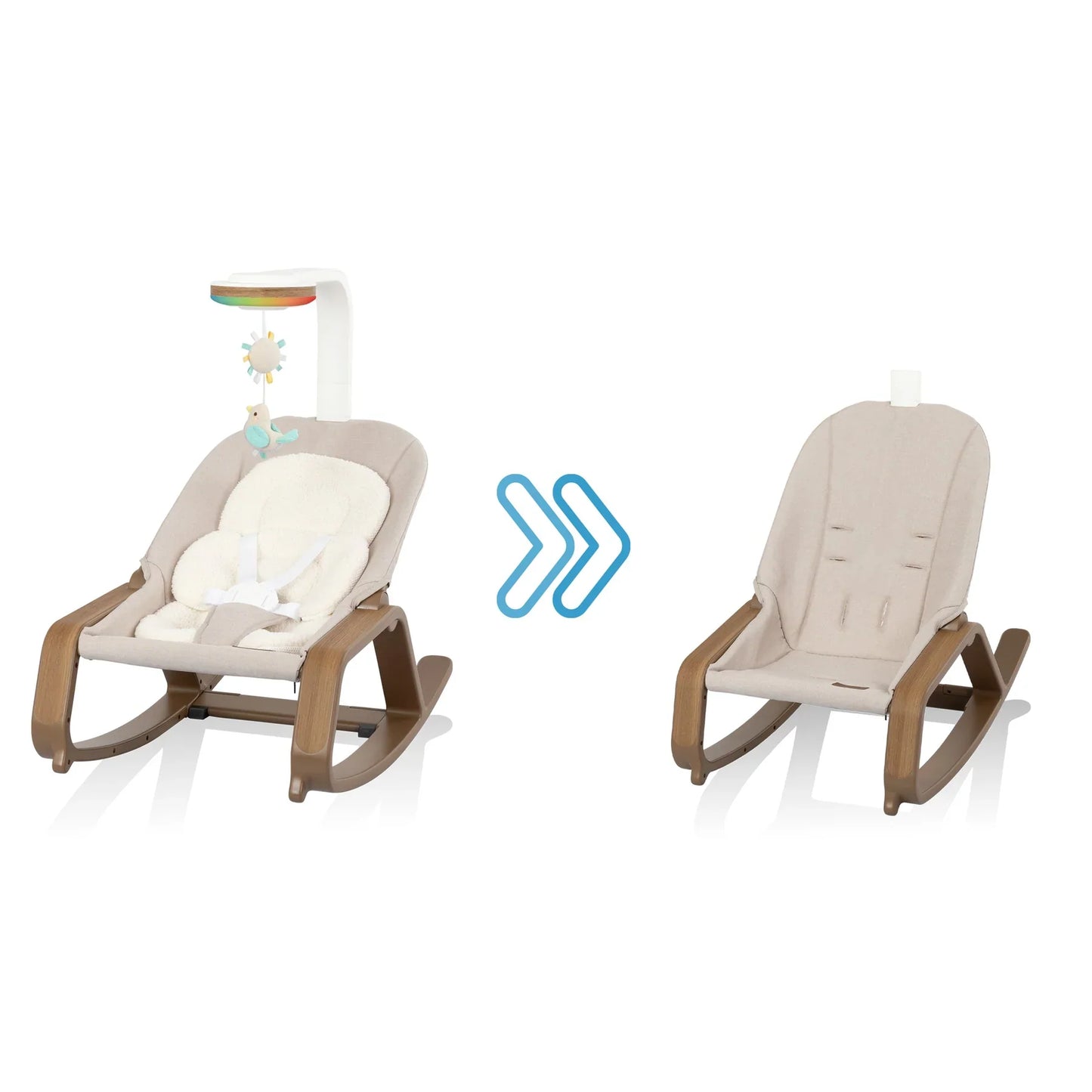 Evenflo- Lyra 2in1 Infant To toddler - Rocker With Sensory Soothe Technology