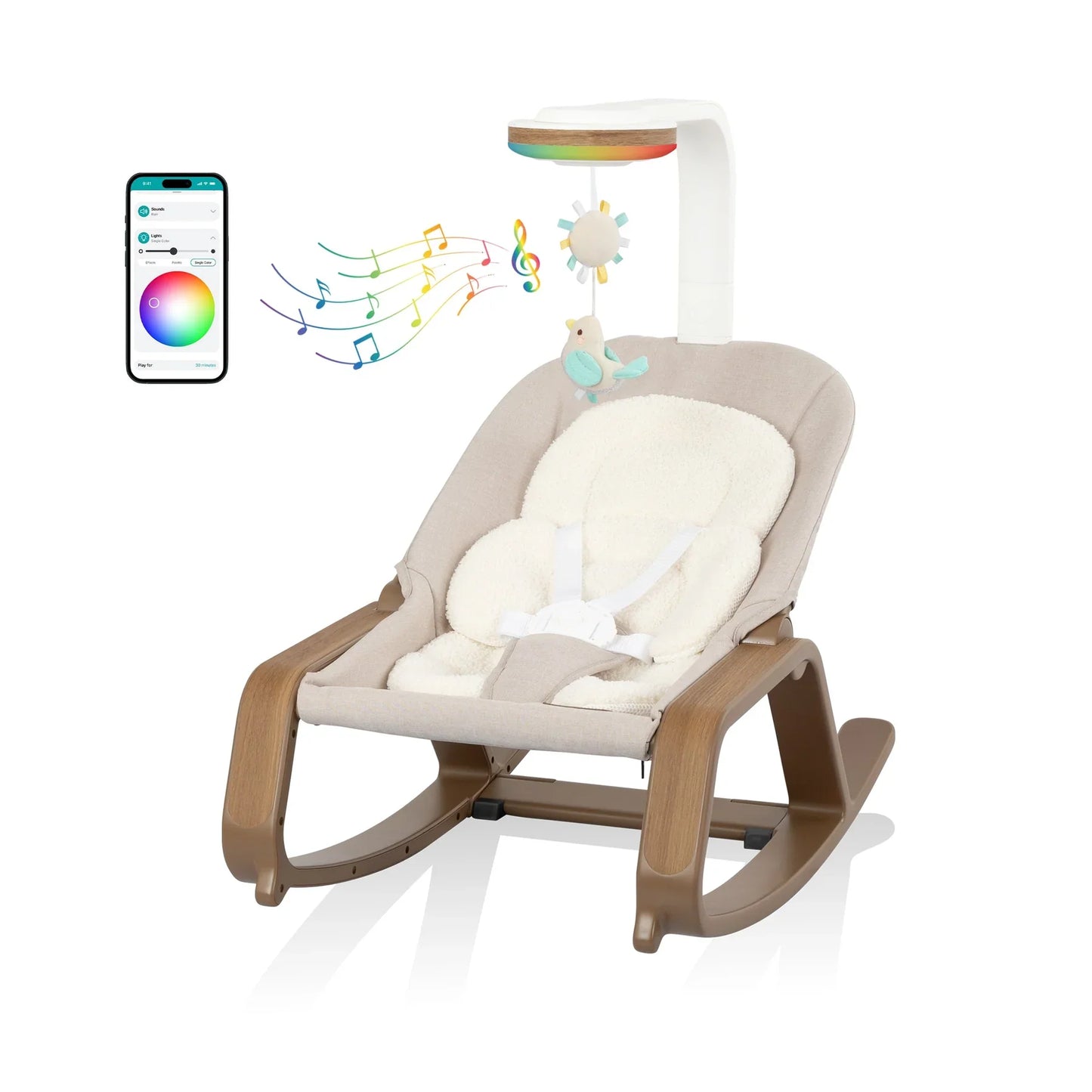 Evenflo- Lyra 2in1 Infant To toddler - Rocker With Sensory Soothe Technology