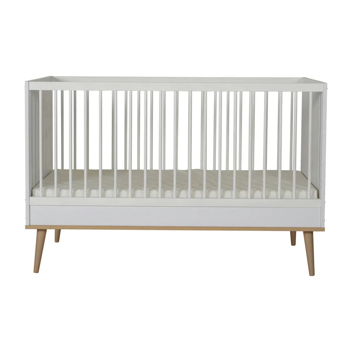 Quax Flow Bed 140x70 Cm White Convertible Cot