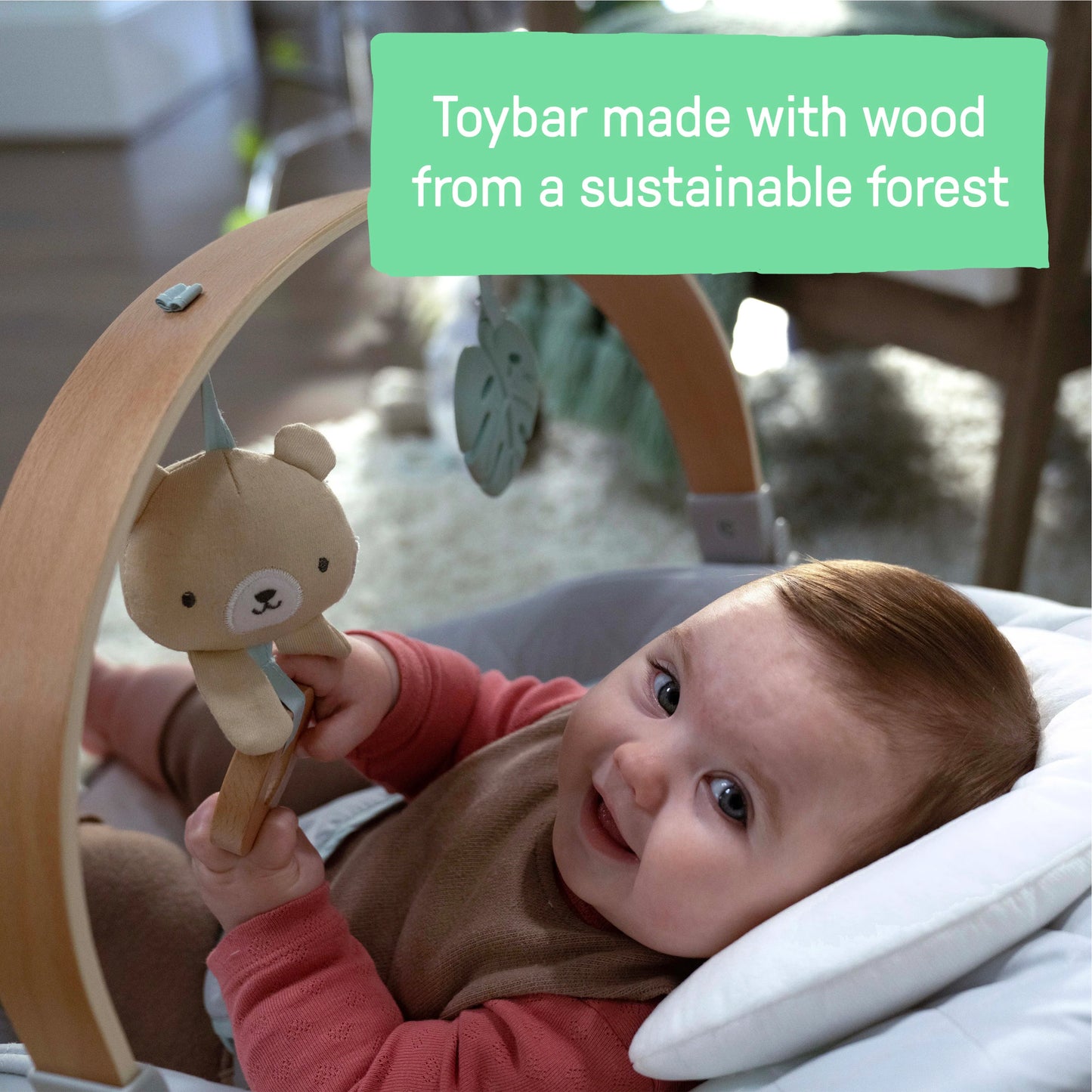 Kids2 - Ingeunity Soothing Bouncer - Cozy Spot