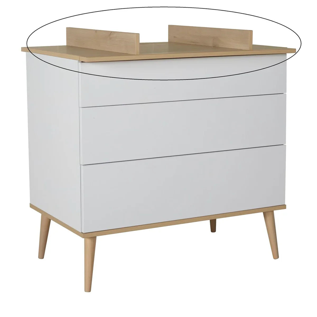 Quax Flow Extension Commode Nursery Dresser