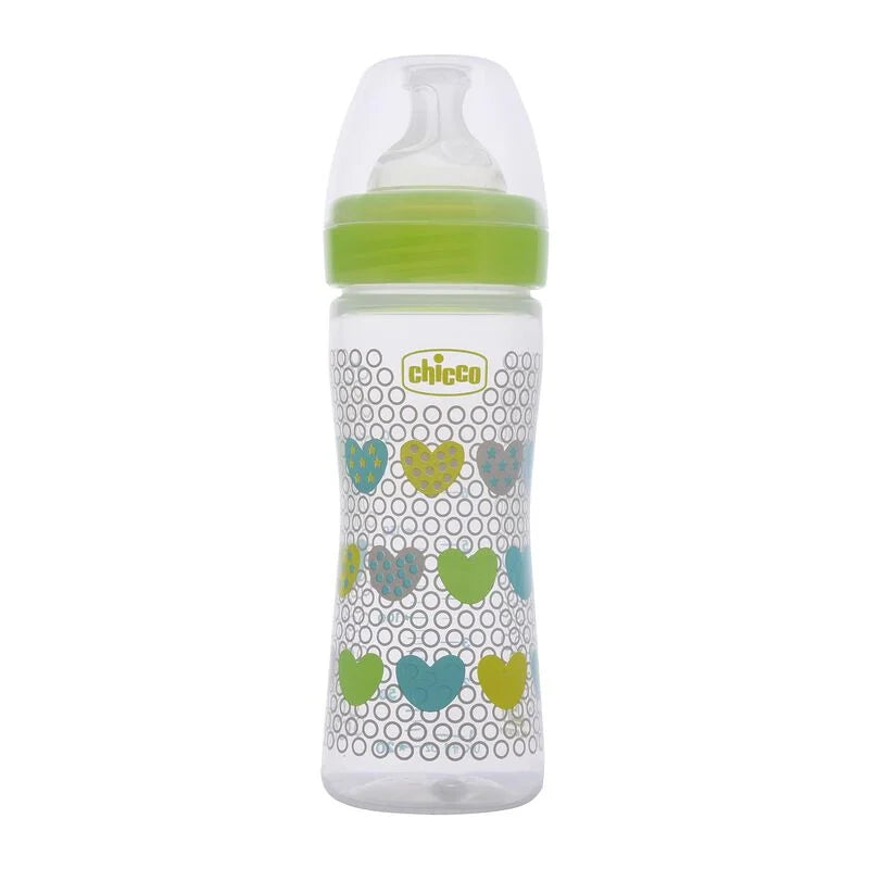 Chicco B- BOTTLE WB COL PP 250 MED SIL GREEN [28623.20]