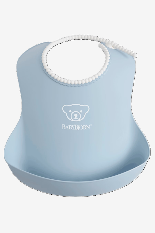 BABYBJORN SOFT BIB POWDER BLUE.