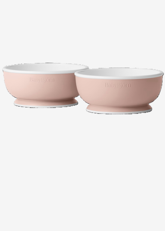 BABYBJORN BABY BOWL, 2-PACK - POWDER PINK