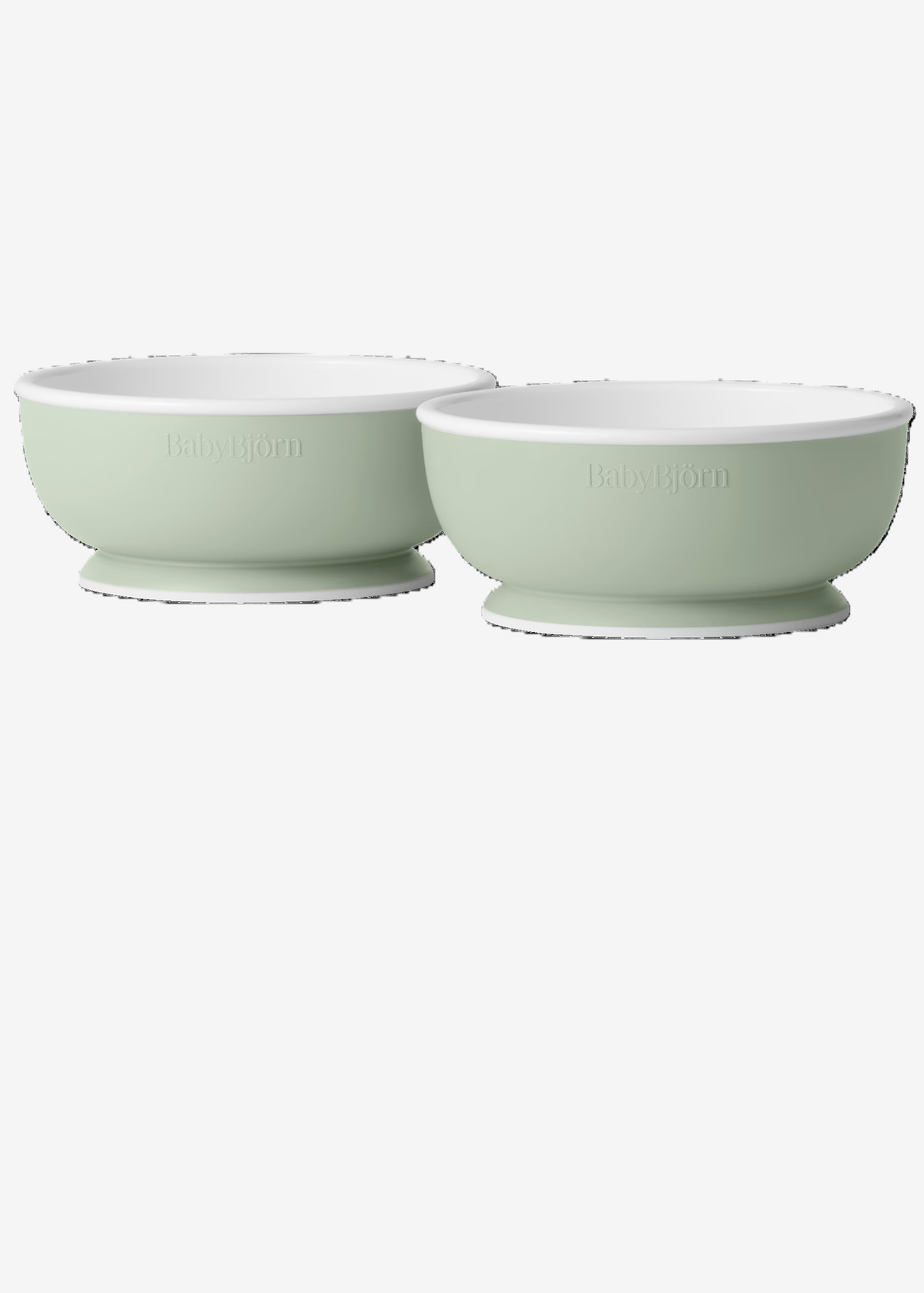 BABYBJORN BABY BOWL, 2-PACK - POWDER GREEN