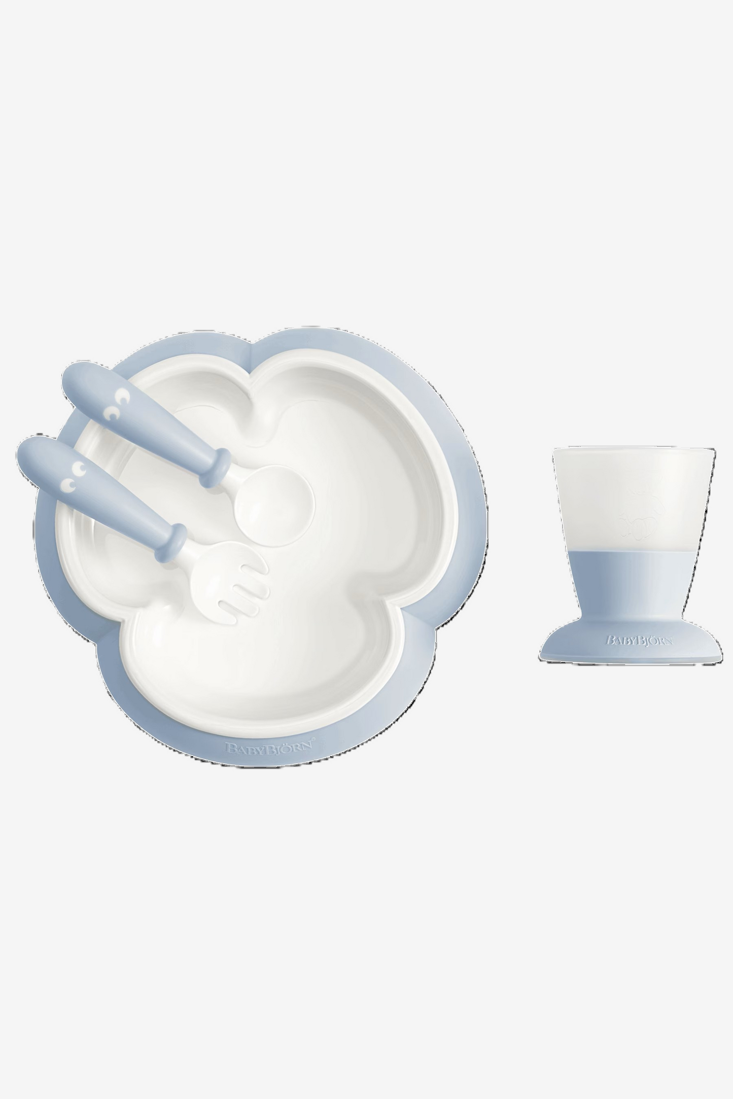 BABYBJORN BABY FEEDING SET - POWDER BLUE