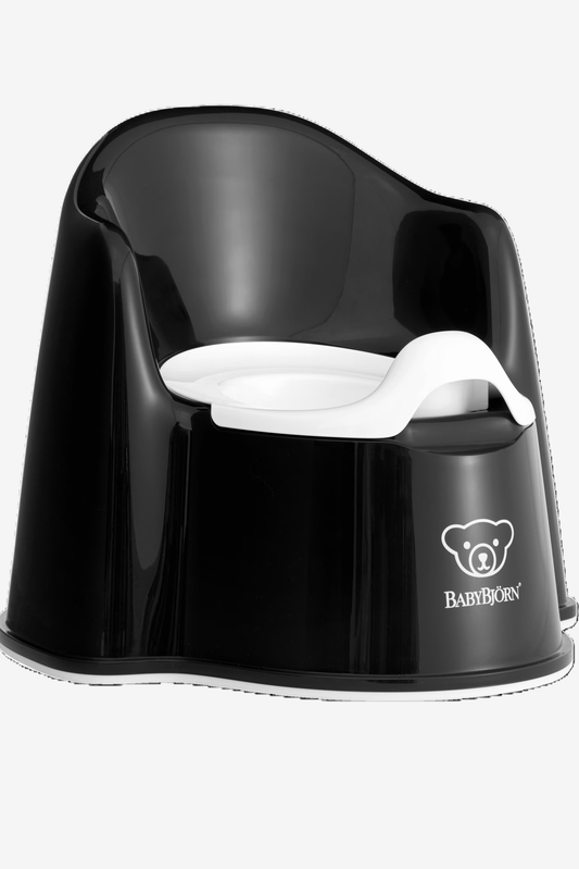 BABYBJORN POTTY CHAIR BLACK/WHITE