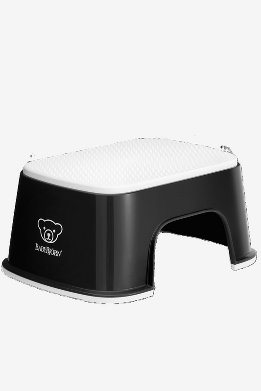 BABYBJORN STEP STOOL - BLACK/WHITE
