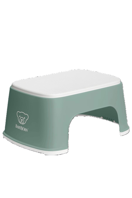 BABYBJORN STEP STOOL - DEEP GREEN/WHITE