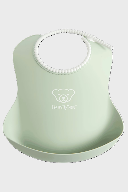 BABYBJORN SOFT BIB POWDER GREEN.