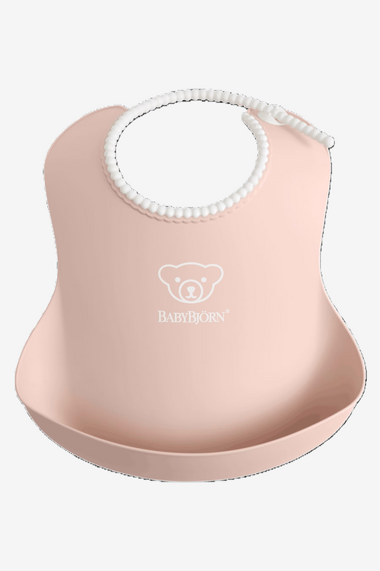 BABYBJORN SOFT BIB POWDER PINK.