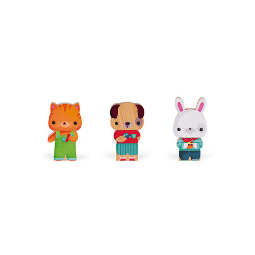 Janod Funny Magnets - Pets