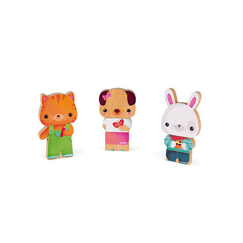 Janod Funny Magnets - Pets