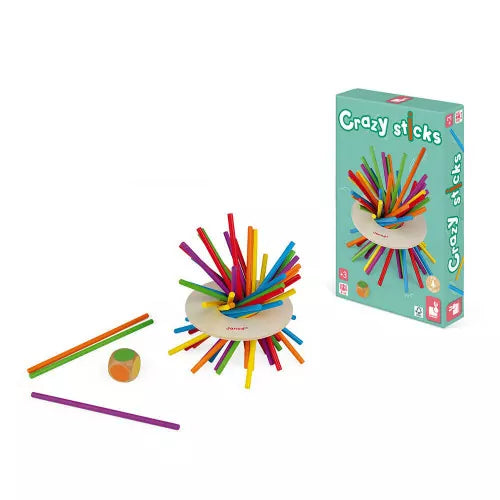Janod - Game Of Skill - Crazy Sticks - Wood